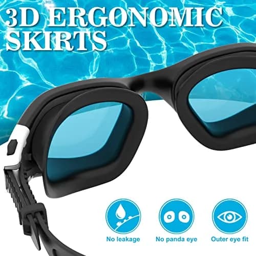 WIN.MAX Polarized Swimming Goggles with Anti-Fog & UV Protection | 156 g (5.5 oz) Pack of 1 thumbnail 4