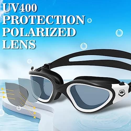 WIN.MAX Polarized Swimming Goggles with Anti-Fog & UV Protection | 156 g (5.5 oz) Pack of 1 thumbnail 2