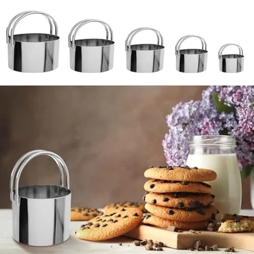 Angadona Complete Pastry Tool Set with Silicone Baking Mat, Biscuit Cutters, Dough Blender & Scraper | 8-Piece Set thumbnail 9