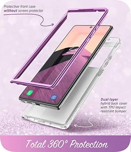 i-Blason Cosmo Series Case for Galaxy Note 20 5G 6.7 in | Marble Purple, Drop Tested thumbnail 2