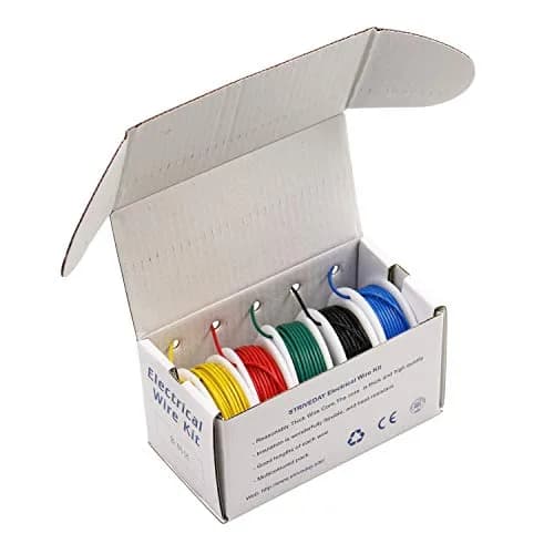 Striveday 18AWG FEP Teflon High Temperature Wire | 300V, 5 Colors, 6m Each thumbnail 5