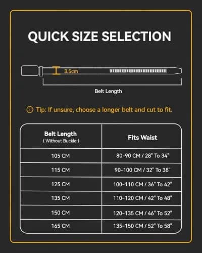 CHAOREN Leather Ratchet Belt for Men - 1 3/8" Adjustable Waist 32"-38" | Trim to Fit, Scratch Resistant Buckle thumbnail 6