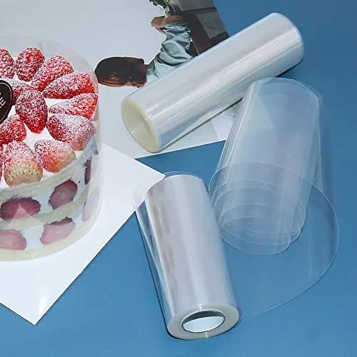 YQL Cake Collar 8 Inch | Acetate Cake Collar Roll for Baking & Decor (8in x 394in) thumbnail 5