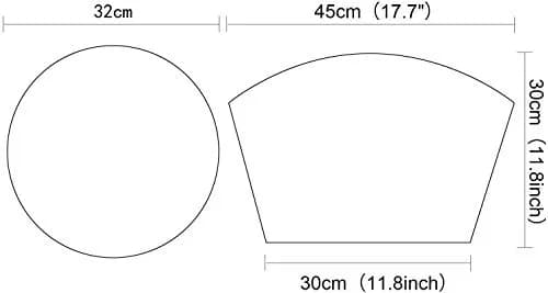 SHACOS Gold Wedge Placemats Set of 4 | 45.5 x 30 cm (17.7 x 11.8 inches) thumbnail 5