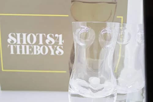 Melostu Women Body Shaped Shot Glass 3oz | Funny Bachelor Party Drinking Glass thumbnail 2