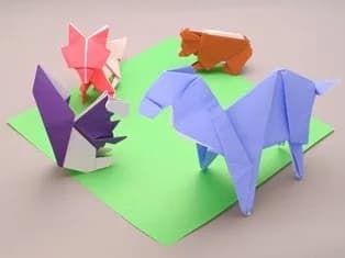 Taro's Origami Studio Large 10 Inch Square Origami Paper 50 Sheets (25cm) | Made in Japan thumbnail 4