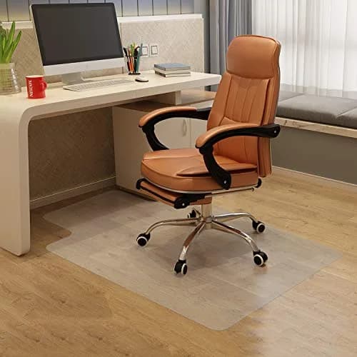 HOMEK Clear Office Chair Mat for Hardwood Floor 91cm x 122cm (36"x 48") | Protects Floors from Scratches thumbnail 6