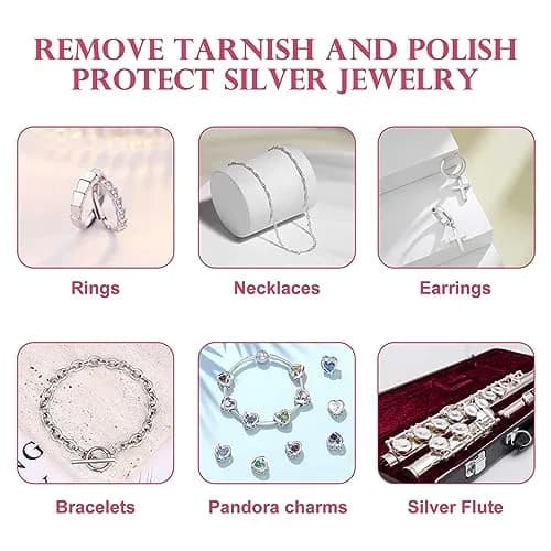 SEVENWELL Yellow Jewelry Cleaning Cloths, 50 Pcs - Polishes Silver, Gold, Platinum thumbnail 4