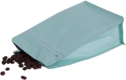 REMTAP Blue 8oz (227g) Coffee Bags with Valve | 50-Piece Airtight & Reusable Storage Pouches thumbnail 4
