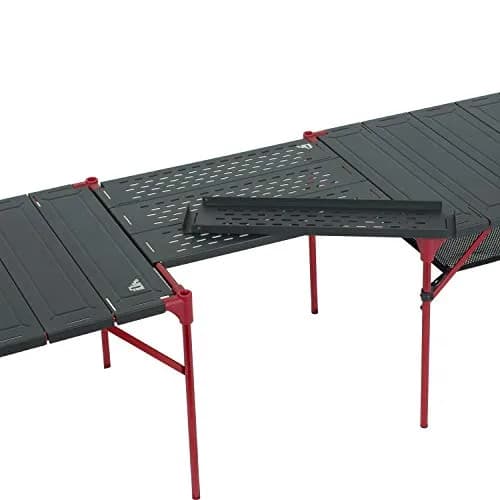 iClimb Large Extendable Folding Camping Table | Waterproof Aluminum, 66 lbs Max Load, Compact & Stable thumbnail 9