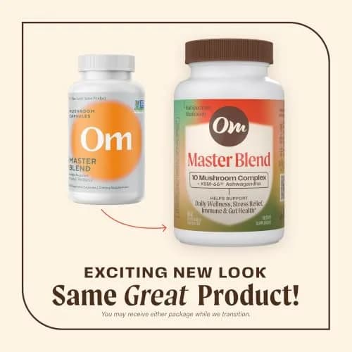 OM MUSHROOM SUPERFOOD Master Blend Mushroom Capsules thumbnail 7