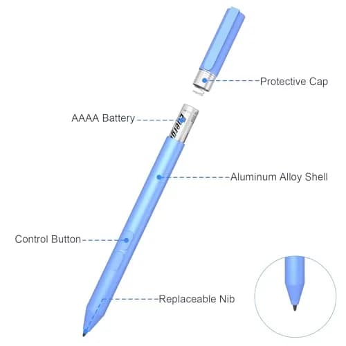 hacey MPP 1.51 Pen for Surface Pro 11/10/X/9/8 300-Day Battery Life | Precision Stylus for Digital Art & Notes thumbnail 5