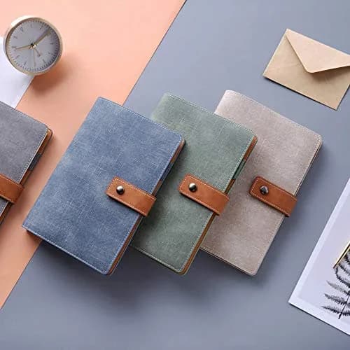 CAGIE A5 Refillable Faux Leather Binder Journals 6 Ring Binder | Premium Water-Resistant Leather, Thick 120gsm Paper, Reusable thumbnail 6