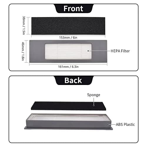 neutop Replacements for Ecovacs Deebot OZMO 920 950 T5 T8 T9 N7 N8 N10 | Compatible Vacuum Parts & Accessories thumbnail 3