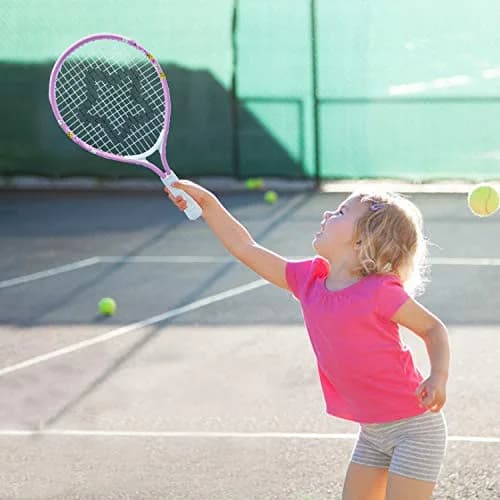 AMA SPORT 17 inch (43.18 cm) Junior Tennis Racket | ITF Play+Stay Certified for Beginners thumbnail 7