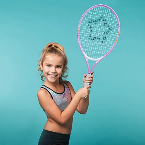AMA SPORT Kids Tennis Racket 21 inch Pink | ITF Play+Stay Junior Starter Kit with Bag thumbnail 6