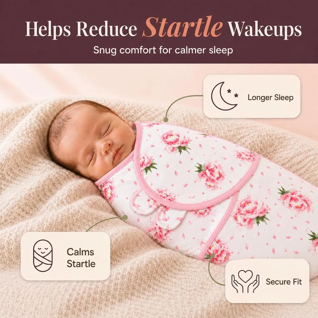 Bublo Baby Organic Preemie Swaddles 4-7 lbs | Gentle, Adjustable & Breathable for Premature Babies - view 4