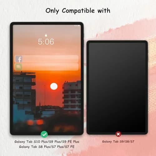 bersem Paperfeel Screen Protector for Samsung S10+ / S9+ / S9 FE+ / S8+ / S7 FE / S7+ | Paper-Like Feel & Anti-Glare thumbnail 2