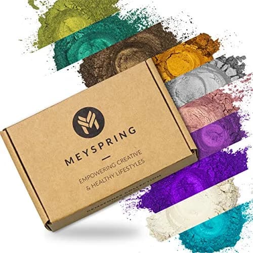 MEYSPRING Gemstones Collection Mica Powder for Epoxy Resin 100g (3.5oz) | Cosmetic Grade Pigment for Resin Art & Makeup thumbnail 1