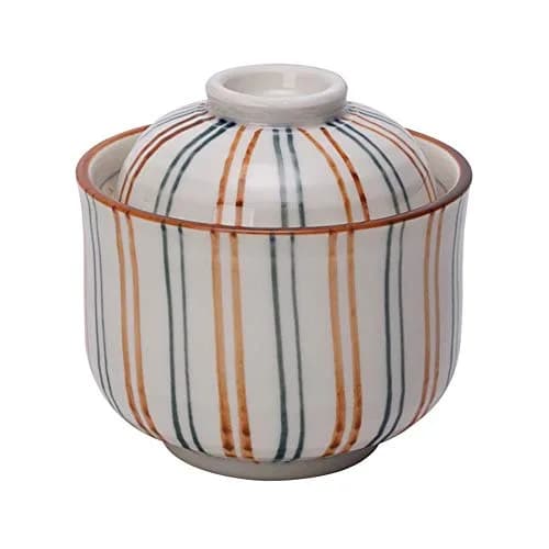 IPPINKA Mino-yaki Japanese Chawanmushi Cup with Lid, 100ml | Authentic Ceramic Tea Utensil thumbnail 1