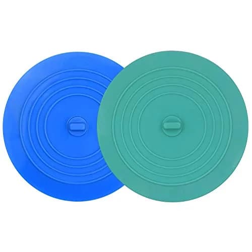 V-TOP Tub Stopper 2 Pack, 6 inches Large Silicone Drain Plug for Kitchen Bathroom Laundry thumbnail 1