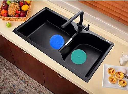 V-TOP Tub Stopper 2 Pack, 6 inches Large Silicone Drain Plug for Kitchen Bathroom Laundry thumbnail 5