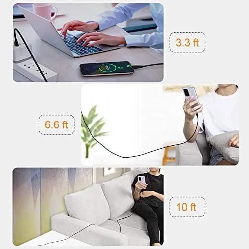 CableCreation USB C to C Cable 2m (6.6ft) 60W Fast Charging | Black thumbnail 5