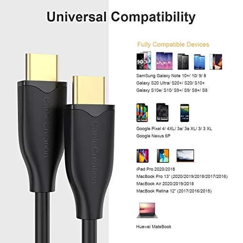 CableCreation USB C to C Cable 2m (6.6ft) 60W Fast Charging | Black thumbnail 6