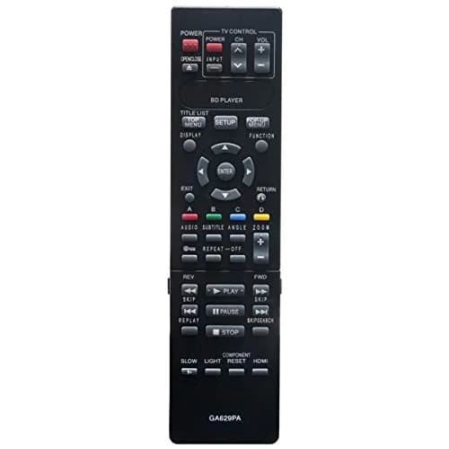 ZdalaMit GA629PA Replacement Remote Control for Sharp Blu-Ray DVD Player | Pre-Programmed Infrared Remote thumbnail 1