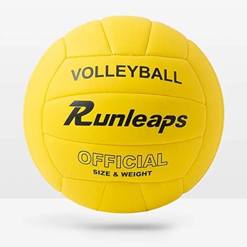 Runleaps Official Size 5 Volleyball 280g (8.2in Diameter) | Waterproof Indoor Outdoor PU Leather thumbnail 3