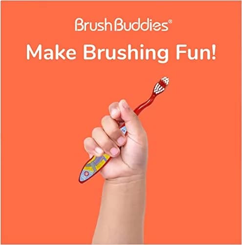 Brush Buddies Blippi Kids Toothbrushes 2PK | Soft Bristles Small Head for Toddlers 2+ Years thumbnail 6