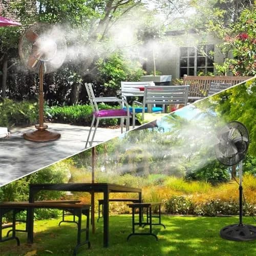 LANDGARDEN Outdoor Misting Fan Kit 5.9M (19.36FT) | Cools Patios in Indian Summer Heat thumbnail 6