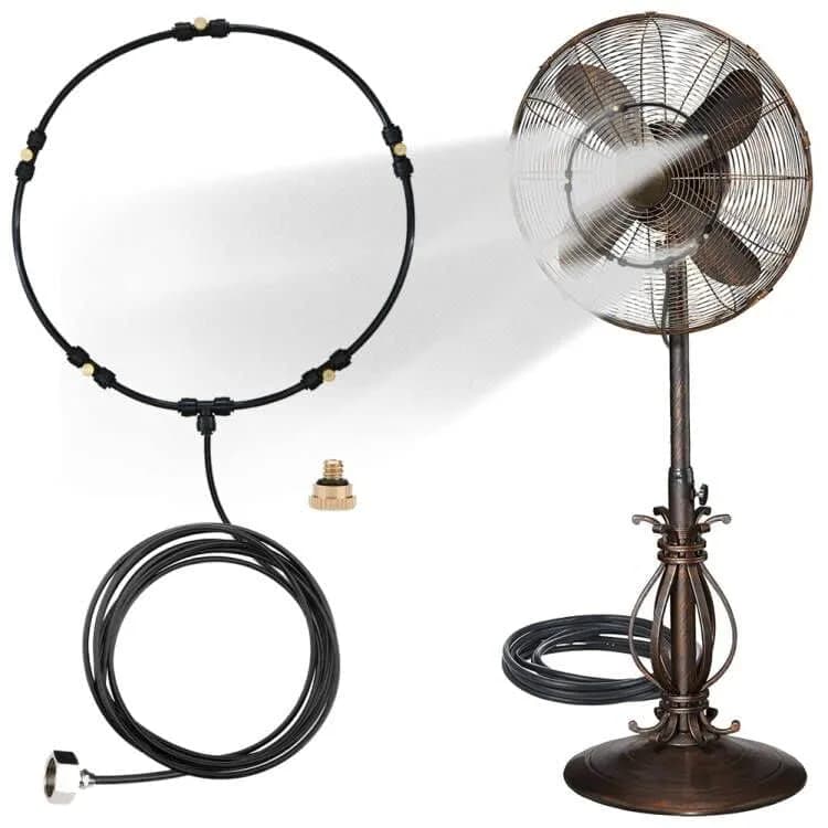 LANDGARDEN Outdoor Misting Fan Kit 5.9M (19.36FT) | Cools Patios in Indian Summer Heat thumbnail 3