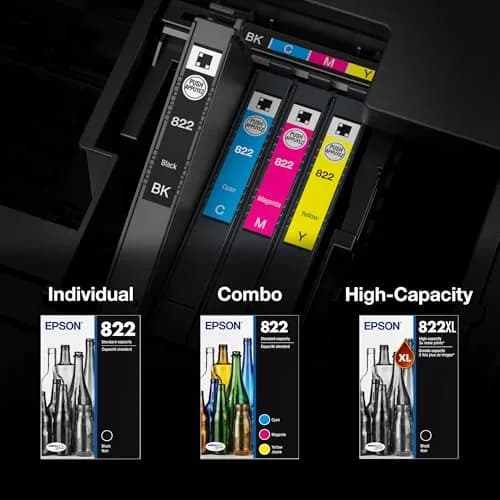 Epson 822 Cyan Ink Cartridge | High-Speed Pigment Ink for Epson Printers thumbnail 5