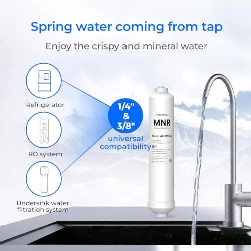 Waterdrop MNR35 Remineralization Filter 15.6 cm (6.14 in) | Restores Essential Minerals for RO Systems thumbnail 2