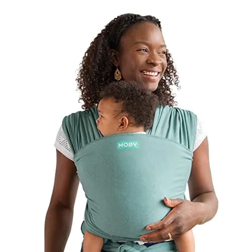 Moby Baby Wrap Carrier Element for Newborns to Toddlers (8-33lbs) | Ultra Lightweight & Adjustable (110c) thumbnail 1