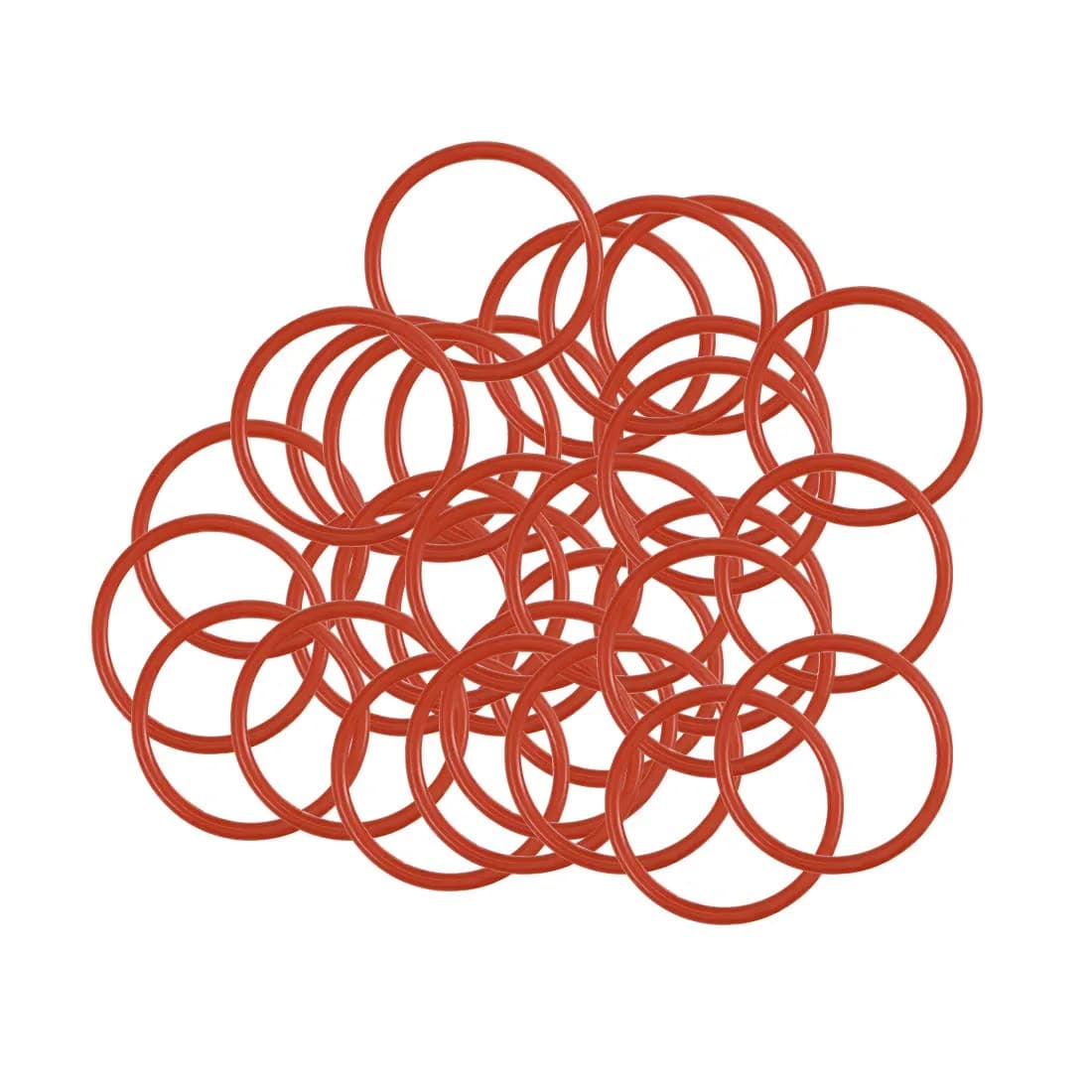uxcell Silicone O-Ring, 10mm OD, 8mm ID, 1mm Width | Wide Temperature Range, High Resistance — 13mmx11mmx1mm