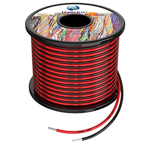 Haerkn 22 AWG Silicone Wire 200ft (60.96m) | 600V Rated, Ultra-Flexible, Tinned Copper thumbnail 1