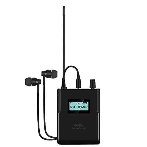 ANLEON S2R Receiver 561-568MHz | 6 UHF Channels, High S/N Ratio, 1 Receiver & Earphone thumbnail 1