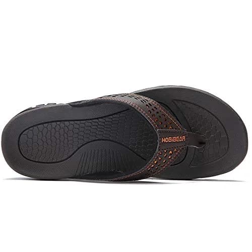 GUBARUN Flip Flops for Men Thong Sandals Lightweight Shoes for Outdoor and Indoor (Brown 16) | Comfortable & Durable thumbnail 6