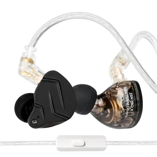 Kinboofi KZ ZSN PRO X Gaming Earbuds in Ear Headphone 1BA 1DD HiFi Bass Noise Cancelling Metal with Microphone thumbnail 1