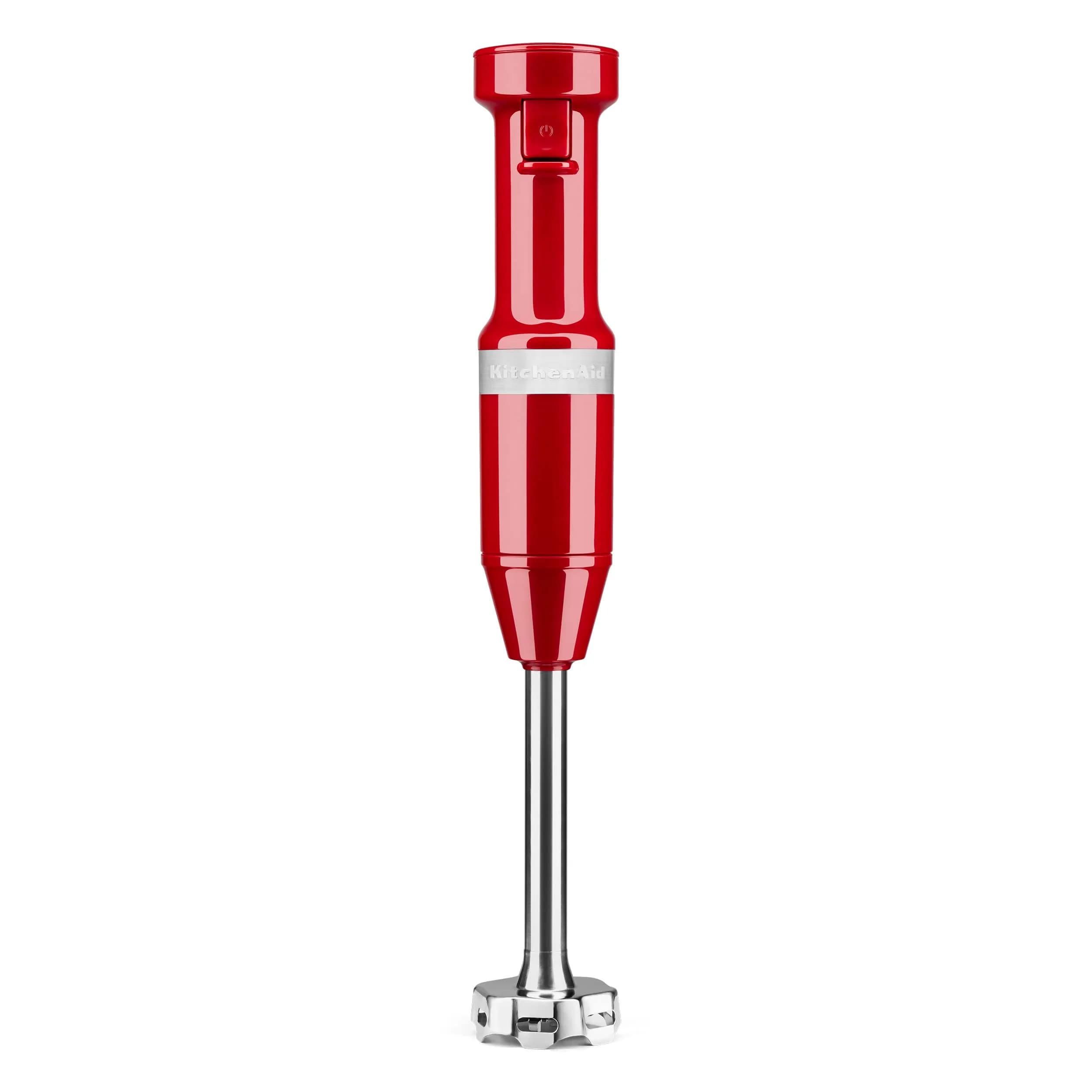 KitchenAid Variable Speed Corded Hand Blender KHBV53 180W 1L (0.3 Gal) Contour Silver | Blends Smoothies, Soups, Sauces — Empire Red