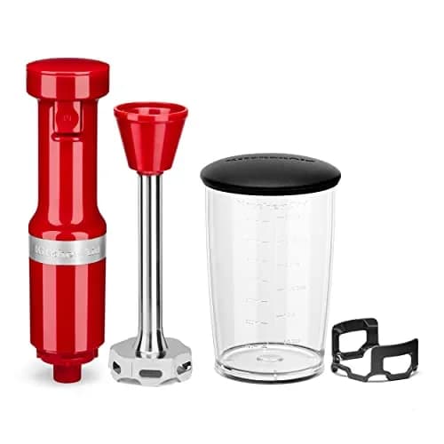KitchenAid Variable Speed Corded Hand Blender KHBV53, Empire Red | 180W 1.0L (33.8 Fl Oz) thumbnail 3