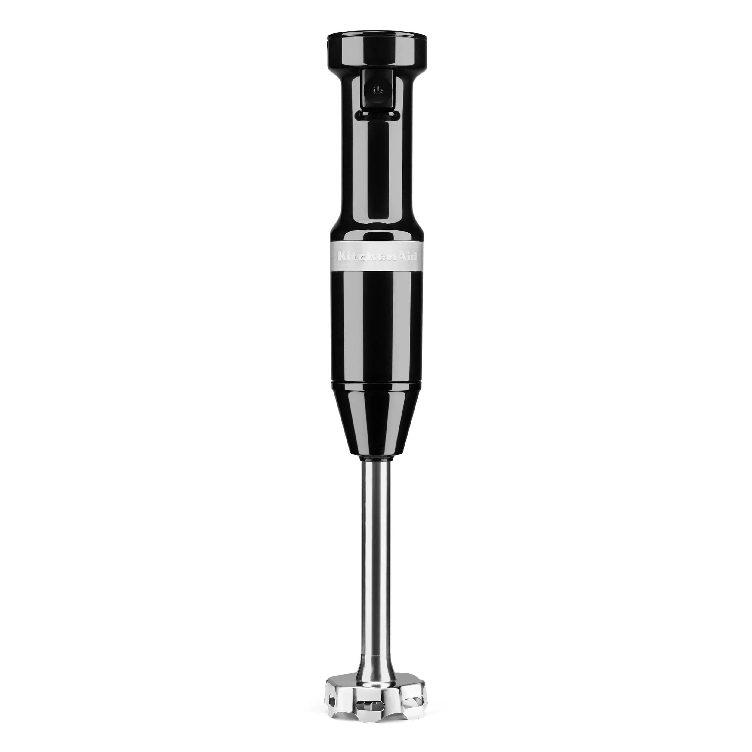 KitchenAid Variable Speed Corded Hand Blender KHBV53 180W 1L (0.3 Gal) Contour Silver | Blends Smoothies, Soups, Sauces — Onyx Black