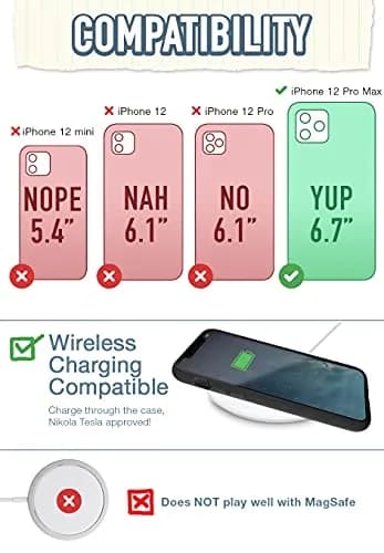 Smartish Gripzilla MagSafe Case for iPhone 12 Pro Max | Heavy Duty Impact Protection thumbnail 6