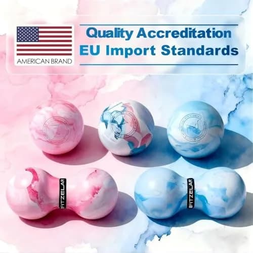 FITZELAR Massage Lacrosse Ball 6.5 cm (2.5 Inch) | Myofascial Release for Deep Tissue Muscle Knots thumbnail 7