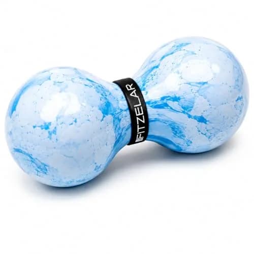 FITZELAR Double Lacrosse Massage Ball 13cm (5") | Peanut Shape for Deep Tissue Back & Waist Pain Relief thumbnail 1