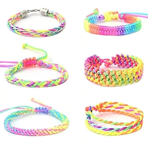 LUSTEMBER Rainbow Elastic Beading Cord 1mm (165 ft / 50 m) | Stretchy Jewelry Making Thread for Bracelets & Crafts thumbnail 7