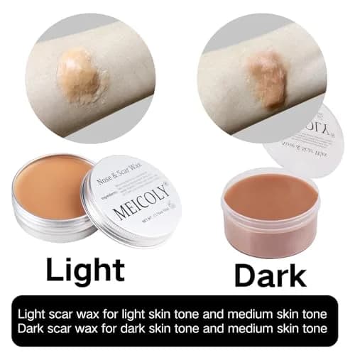 MEICOLY SFX Makeup Kit with Scar Wax & Blood Gel | Realistic Special Effects for Cosplay & Halloween thumbnail 5