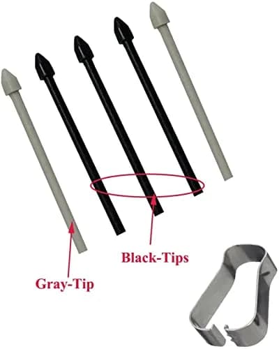 ubrokeifixit Black Stylus Pen Replacement Tips for Samsung Galaxy Tab S6 Lite 10.4" (5 Tips + 1 Tweezer) thumbnail 2